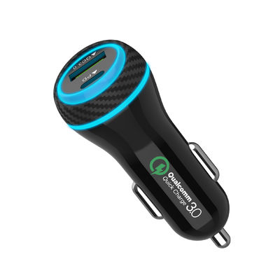 PD QC 3.0 51W USB C USB A Bộ sạc trên ô tô cho điện thoại di động